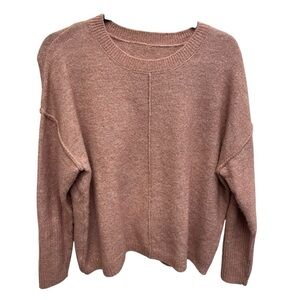 Legendary outfitters women’s pink knit sweater large cozy oversized